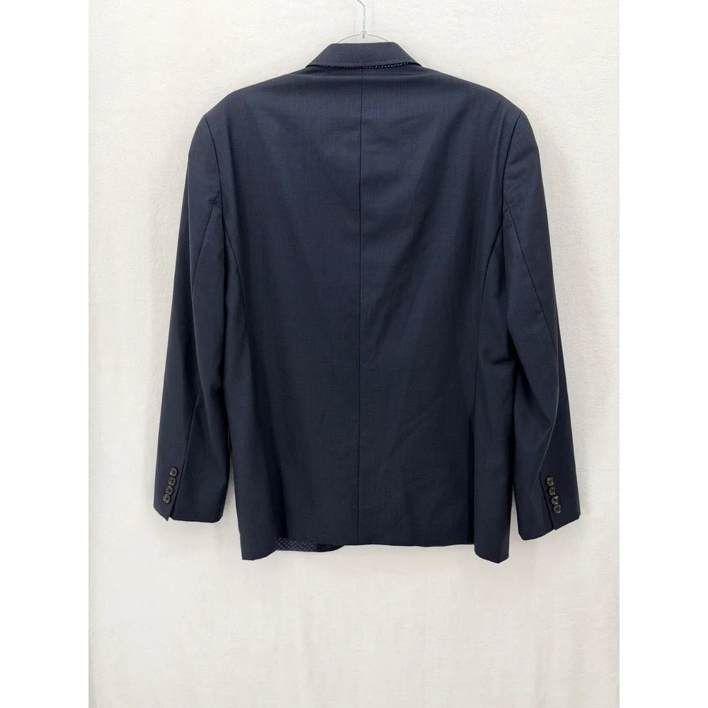 Ted Baker Suit Jacket Mens 42R Navy Wool Endurance Jones CT Blazer Business Work